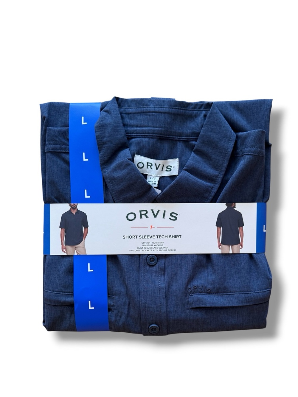 Orvis Short Sleeve Tech Shirt - Dark Blue